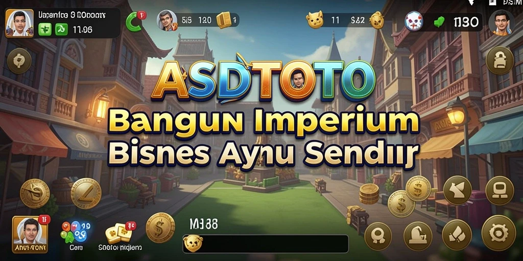 Screenshot gameplay ASDTOTO yang menunjukkan manajemen bisnis yang seru.