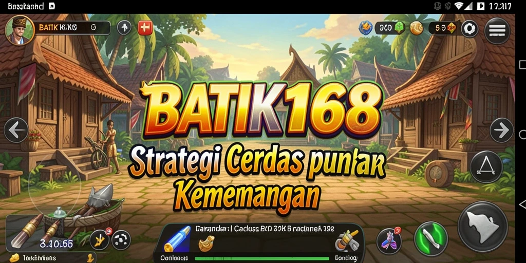 Tampilan gameplay BATIK168 dengan taktik dan strategi mengesankan.