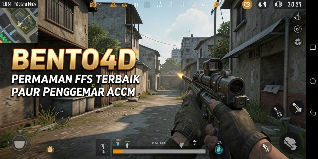 Tampilan aksi seru dalam gameplay BENTO4D yang menegangkan.