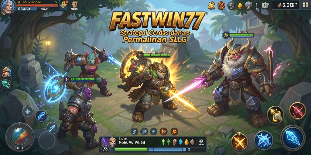 Tangkapan layar menampilkan aksi strategis dalam <strong>FASTWIN77</strong>.
