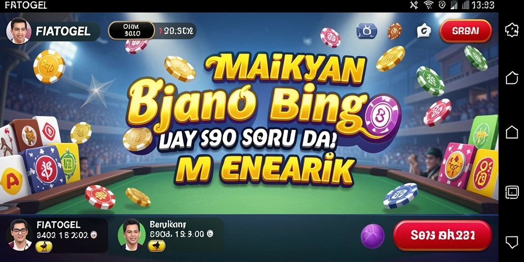 Tampilan seru gameplay Bingo di FIATOGEL yang menantang.