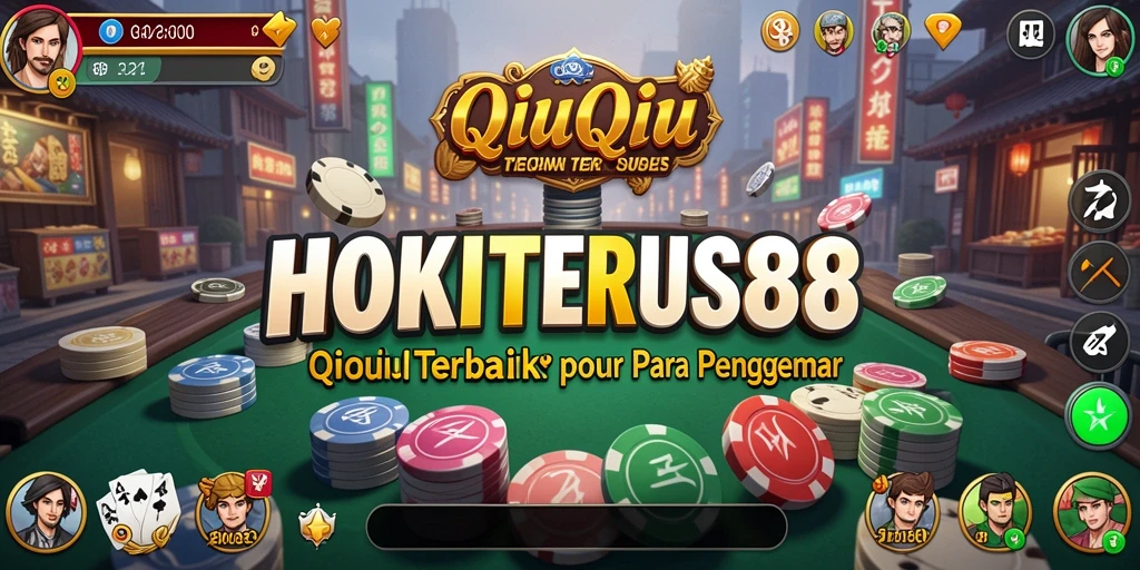 Tampilan gameplay QiuQiu yang menarik dan kompetitif.