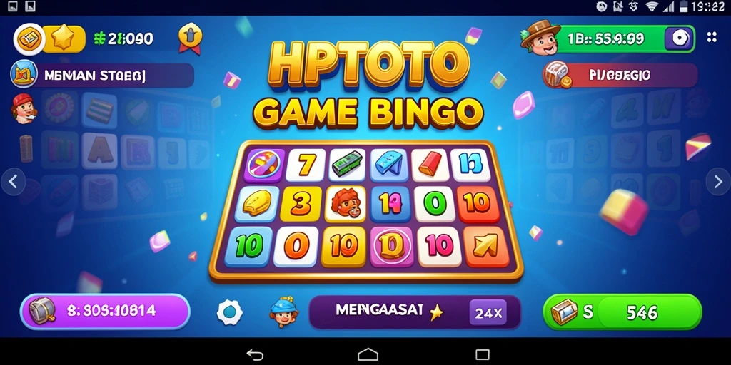 Tampilan gameplay Bingo yang seru dan interaktif di HPTOTO.