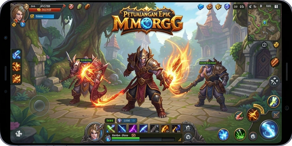 Gameplay seru dan imersif dalam dunia MMORPG JP6789.