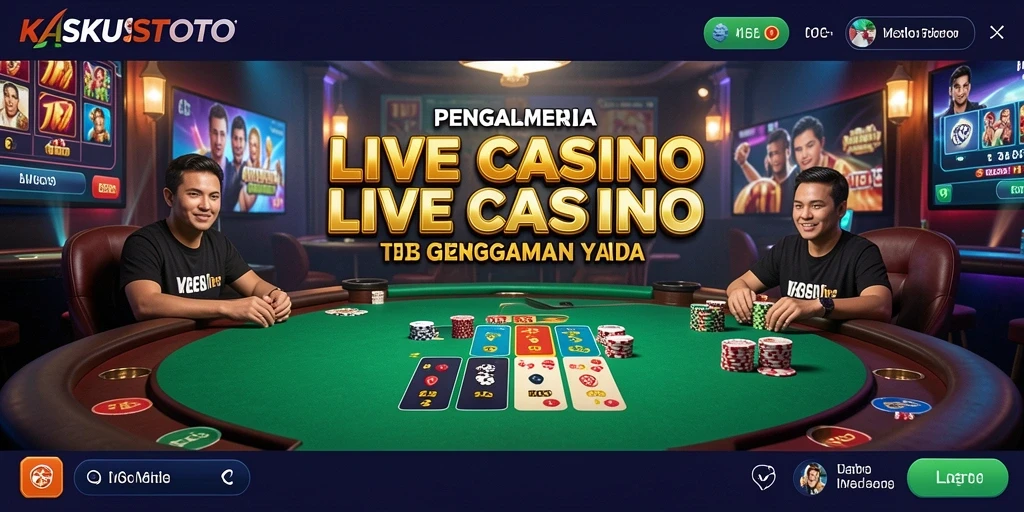 Tampilan gameplay KASKUSTOTO yang menegangkan dengan dealer profesional.