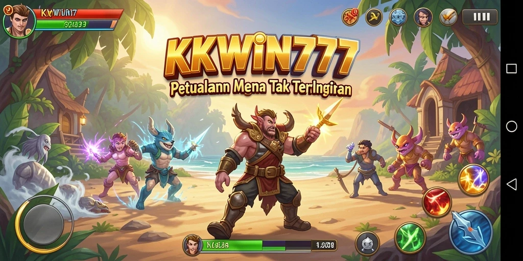 Screenshot utama KKWIN777 menunjukkan aksi seru dalam petualangan.