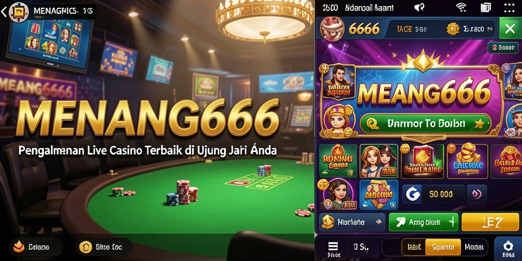 Screenshot MENANG666 menampilkan dealer langsung dalam aksi permainan Live Casino.