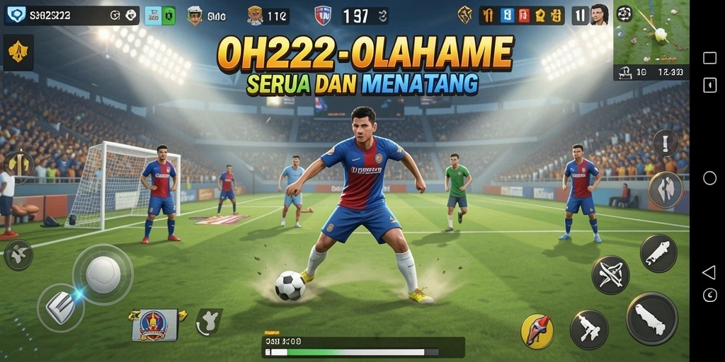 Screenshot gameplay <strong>OH222</strong> dengan aksi seru dalam pertandingan olahraga.