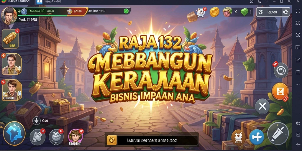 Tampilan gameplay menarik di RAJA132 yang menguji keterampilan manajerial Anda.