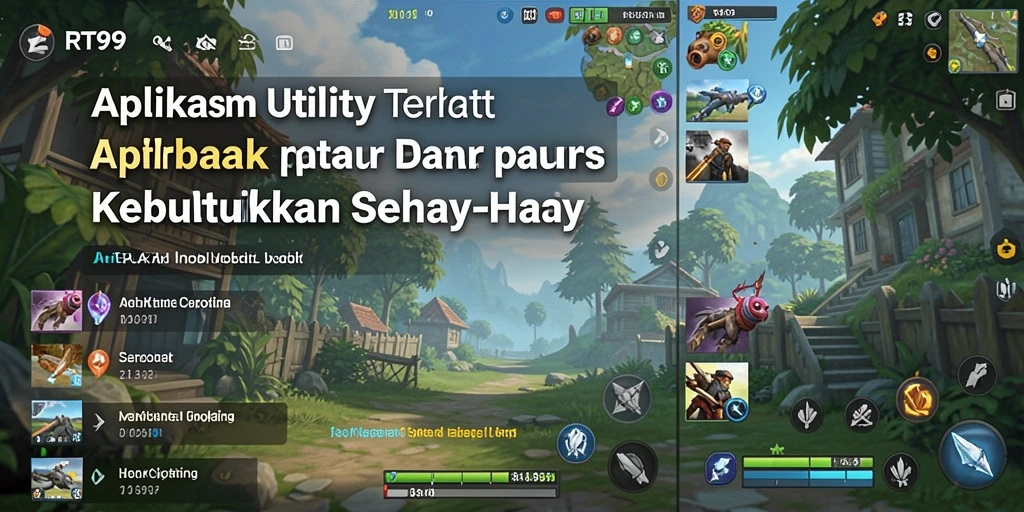 Tangkapan layar utama RT99 menunjukkan antarmuka aplikasi Utility yang bersih dan terorganisir.
