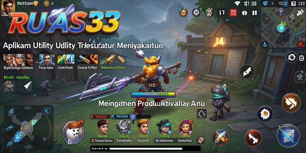 Tampilan antarmuka RUSA33 yang modern dan fungsional.