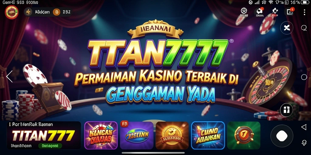 Tampilan gameplay seru dan menarik di TITAN777.